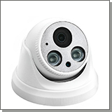 Купольная POE IP-камера 4 MP KDM 088-AP4 с микрофоном и ИК подсветкой