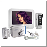Комплект цветной видеодомофон Eplutus EP-7100 и электромеханический замок Anxing Lock – AX091